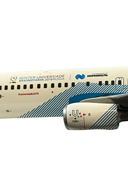 1/200 JC Wings (LH2TYA160) Boeing B737-800 (VQ-BQT) "Winter Universiade Krasnoyarsk 2019 Russia" NordStar (Limited Edition)