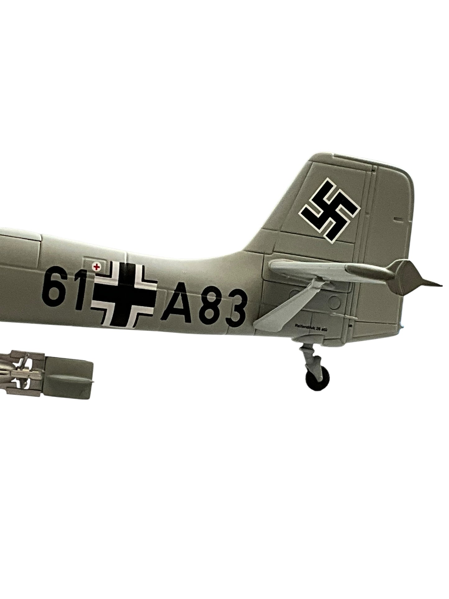 1/48 Armour/Franklin Mint (ART.98056//B11B261) Junkers JU87D Stuka (61+A83) Sea Grey Camo "Torpedo Flieger" WWII Deutsch's Reich Luftwaffe (Limited Edition)