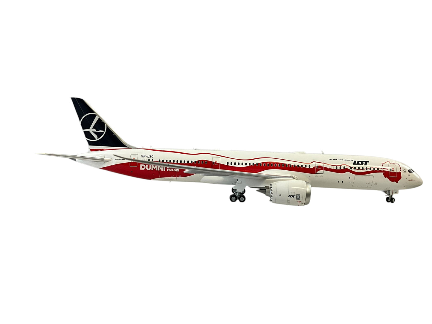 1/200 JC WINGS BOEING B787-9 LOT POLISH AIRLINES * PROUD of POLAND'S INDEPENDENCE *