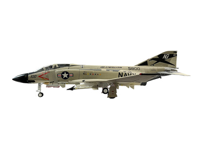 1/48 Armour/Franklin Mint (B11B553/98233) McDonnell Douglas F4J  Phantom II (155800 / 100) "Showtime100" flown by Lt.Cunningham & Lt.Driscoll "U.S.S.Constellation" VF96 "Fighting Falcons" U.S.Navy, 1972 Vietnam War(Limited Edition)