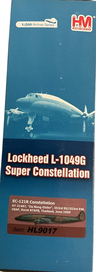 1/200 HobbyMaster (HL9017) Lockheed EC-121R Constellation (67-21487) "Da Nang Glider" June 1969, Korat RTAFB, Thailand, 553rd RS, 553rd RW. U.S.A.F. (Limited Edition of 500)