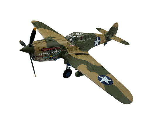 1/48 Franklin Mint/Armour (B11B622) Curtiss P40 WarHawk (ET601)  flown bt Lt. J.D.Landers (5-Kills) "Texas Longhorns" 49th FG, 9th FS, U.S.A.A..F. (Limited Edition)