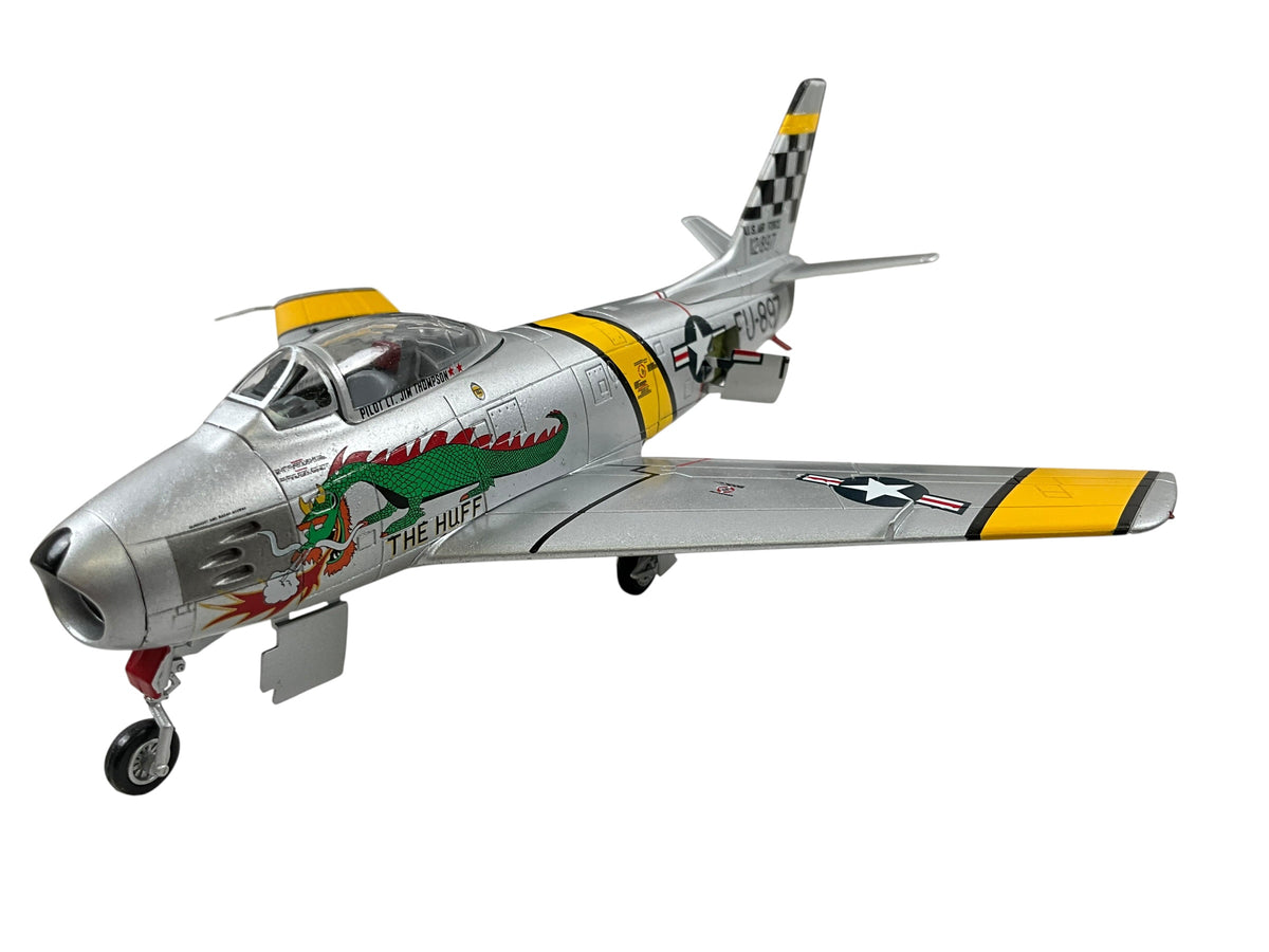 1/72 HobbyMaster (HA4301) North American F86F Sabre (FU897 c/n 12897) "The Huff" flown by Lt. Jim Thompson (2 Kills) 1953 Suwon AB, South Korea, 39th FS, 51st FW,  U.S.A.F. (Limited Edition of 2000)