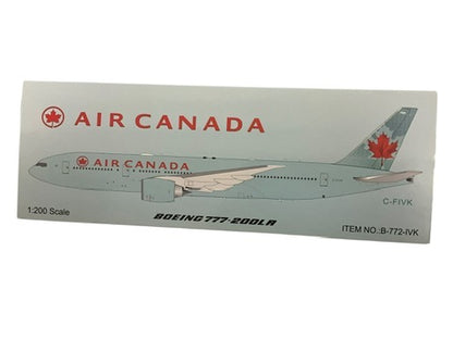 1/200 (Inflight200) B-Models (B-772-IVK) Boeing B777-200LR (C-FIVK) 2004 Sky-Blue 5th Livery, Air Canada (Limited Edition)