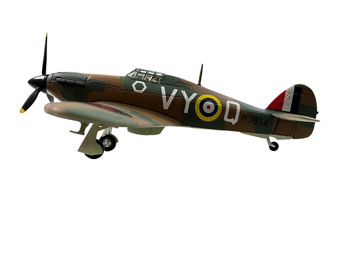 1/72 Corgi (49101) Hawker Hurricane Mk.1 (P3854 / VY-Q) flown by Sqdn.Ldr. Peter Townsend 65 Sqdn. R.A.F. (Limited Edition) 2000 Release