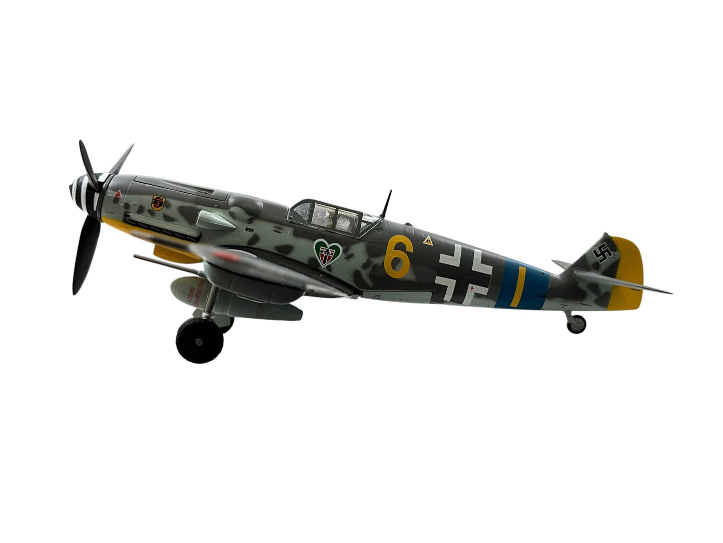 1/72 Witty Wings (WTW72-003-007) Messerschmitt Bf109G-6 (Yellow 6) flown by Obfw. Heinrich Bartels, II/J27, JG54, WWII, Drittes Reich, Luftwaffe (Limited Edition)