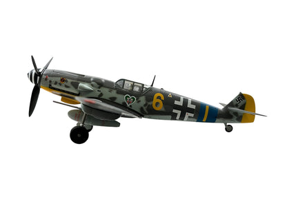 1/72 Witty Wings (WTW72-003-007) Messerschmitt Bf109G-6 (Yellow 6) flown by Obfw. Heinrich Bartels, II/J27, JG54, WWII, Drittes Reich, Luftwaffe (Limited Edition)