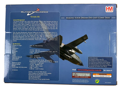 1/72 Hobbymaster (HA6725) Panavia Tornado ECR (46+54) "Nato Tigers" Lo-Vis Grey Camo TLG-51 "Immelmann" Deutsche Bundes Luftwaffe Schleswig-Jagel AB 2017 (Limited Edition)