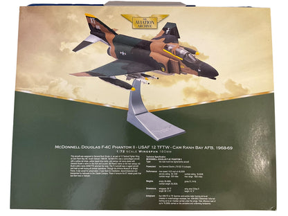 1/72 Corgi (AA33204) McDonnell Douglas F4C Phantom II ( #40-816  c/n) "Annette" flown by General Buck Shuler Jr. & Major Bill Reed, Cam Ranh Bay AB, South Vietnam 1968-69, 558th TFS, 12th TFW U.S.A.F. (Limited Edition of 5000)