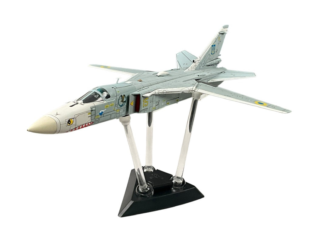 1/72 Calibre Wings (CA722402) Sukhoi Su24MR Fencer-E (Yellow 15) Starokostiantyniv AB, 7 BrTA, Ukraine Air Force (Limited Edition #018 of Only 800)
