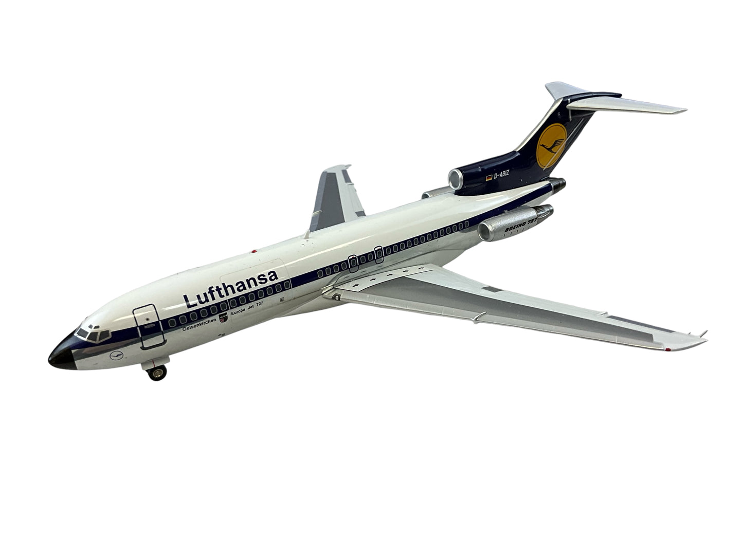 1/200 (Inflight200) J-Fox (JF-727-1-004P) BOEING B727-100 (D-ABIZ) ""Gelsenkirchen" 5th Livery Lufthansa (Limited Edition)