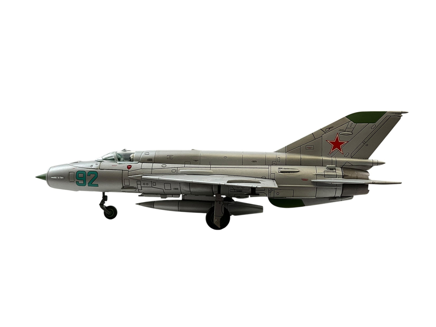 1/72 HobbyMaster (HA0125) Mikoyan MiG21SMT Fishbed (Blue 92) "Hump Back" Soviet Air Force (Limited Edition of Only 2000)