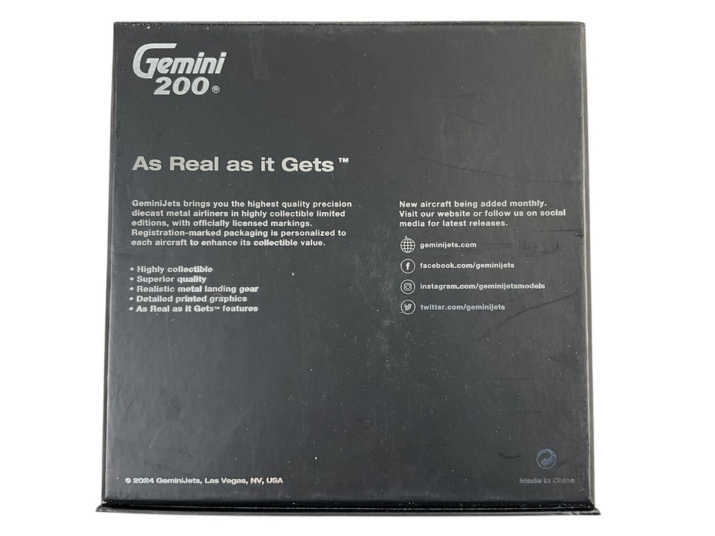 1/200 Gemini200 (G2POE1311) Bombardier Dash8 Q400 (C-GKQC) Porter Airlines (Limited Edition) 2024 Release