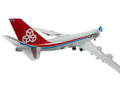 1/200 JC Wings (XX20079C) Boeing B747-8F (LX-VCF) "Not Without My Mask" (Interactive Series) Cargolux (Limited Edition) 2021 Release