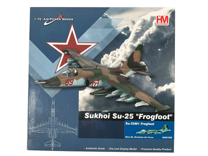 1/72 Hobbymaster (HA6108) Sukhoi SU25M1 Frogfoot (Blue 08) Digital Camo Mykolaiv/Kulbakino AB, 299 BrTA, Ukraine Air Force (Limited Edition)