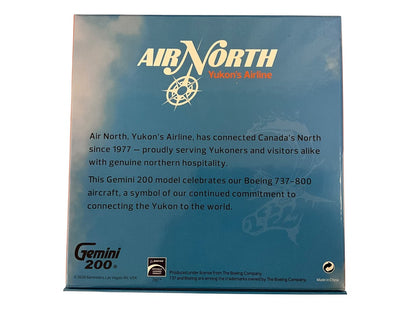 1/200 Gemimi200 (G2ANT1491) Boeing B737-800 (C-FNYA) Air North Livery with "Yukon" MooseHead Tail, Air North (Limited Edition) 2026 Release