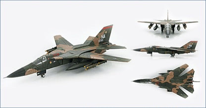 1/72 Hobbymaster (HA3001) General Dynamics F111A Aardvark (AF67-065) "Operation Linebacker" 1972 Takhli RTAFB Thailand, 474 TFW, 429 TFS Black Falcons, U.S.A.F. (Limited Edition of 3500) 2010 Release
