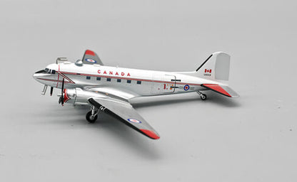 1/200 Inflight200 (IFDC3RCAF33) Douglas C47 Dakota (12933) 1980's "Polished Aluminum, White & Day Glo Lightning Bolt Livery" Canadian Armed Forces (Limited Edition of ONLY 180)