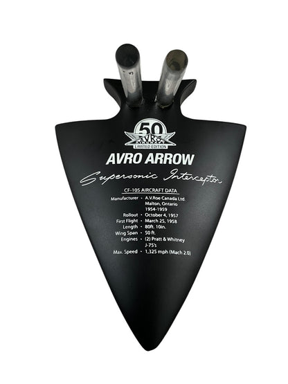 1/72 50th Anniversary of "1st Flight" of Avro Canada CF105 Arrow RL201 Resin Model with Dedication Tail Stand (Limited Edition)