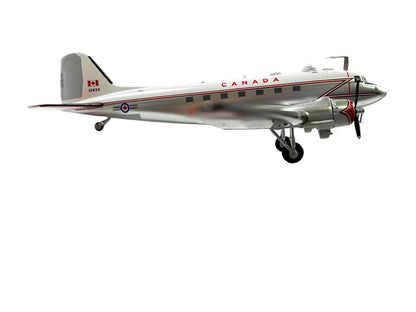 1/200 Inflight200 (IFDC3RCAF33) Douglas C47 (DC3) Dakota (12933) 1980's "Polished Aluminum, White & Day Glo Lightning Bolt Livery" Canadian Armed Forces (Limited Edition of ONLY 180) 2026 Release