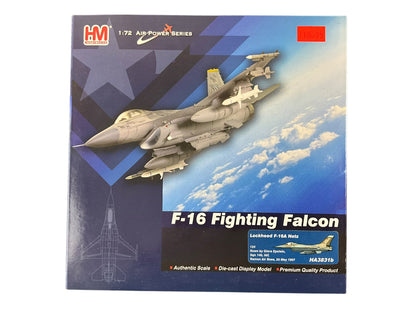 1/72 HobbyMasdtert (HA3831b) Lockheed F16A {Fighting Falcon) Netz (124) flown bt Giora Epstein Ramon AB, 140 Sqdn I.A.F May 20, 1997 (Limited Edition of Only 600)