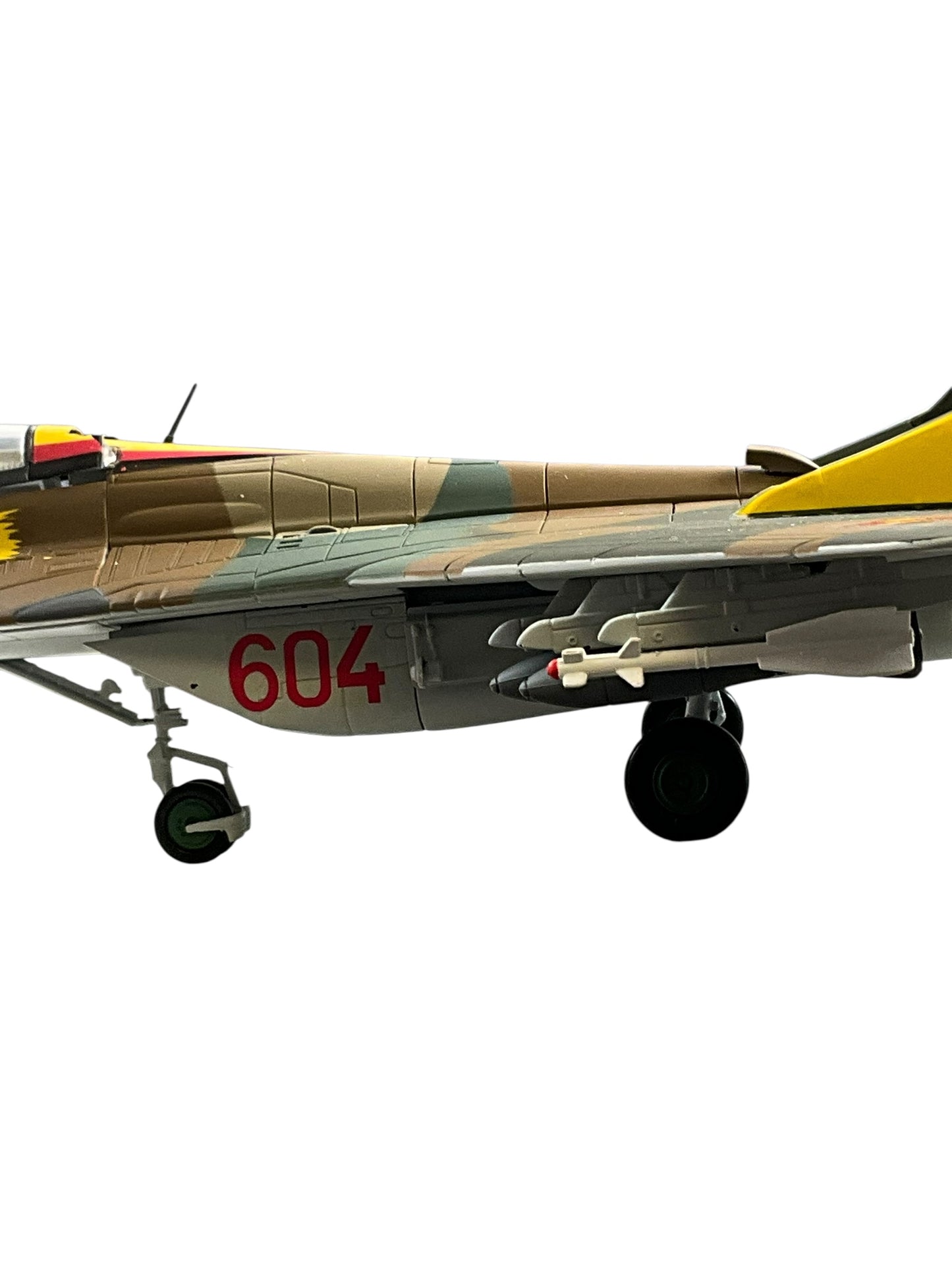1/48 Franklin Mint/Armour (B11B605) Mig29A Fulcrum (604) DDR "Last Flight" GDR JG 3 Mig-29 Fulcrum, Pilot: Wladimir Komaroff, Luftstreitkräfte der Nationalen Volksarmee [LSK], East German Air Force (Limited Edition)