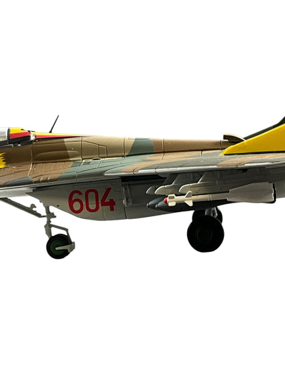 1/48 Franklin Mint/Armour (B11B605) Mig29A Fulcrum (604) DDR "Last Flight" GDR JG 3 Mig-29 Fulcrum, Pilot: Wladimir Komaroff, Luftstreitkräfte der Nationalen Volksarmee [LSK], East German Air Force (Limited Edition)