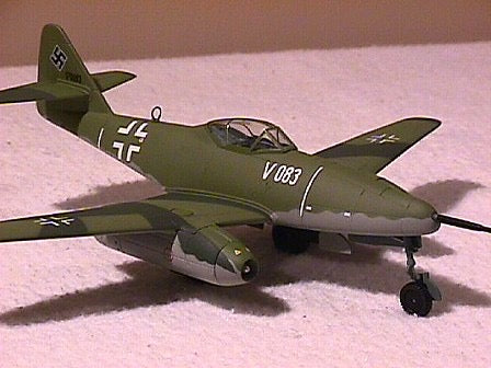 1/48 Franklin Mint (B11B301) Messerschmitt ME262A (V-083) "Bomber Interceptor" flown by WWII Ace Maj. Wilhelm "Willy" Herget JV44 3rd Reich Luftwaffe (Limited Edition)