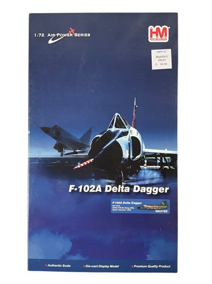 1/72 Hobbymaster (HA3102) Convair F102A Delta Dagger (56-1444) Da Nang AFB, South Vietnam 1968, 509th FIS 405th FW, U.S.A.F. (Limited Edition) 2011 Release