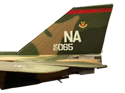 1/72 Hobbymaster (HA3001) General Dynamics F111A Aardvark (AF67-065) "Operation Linebacker" 1972 Takhli RTAFB Thailand, 474 TFW, 429 TFS Black Falcons, U.S.A.F. (Limited Edition of 3500) 2010 Release