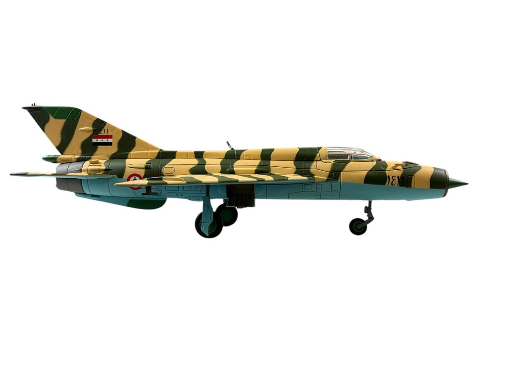 1/72 HobbyMaster (HA0188) Mikoyan MiG21FL Fishbed-D (Black 1411) Syria, Early 1970's Syrian Arab Air Force (Limited Edition)