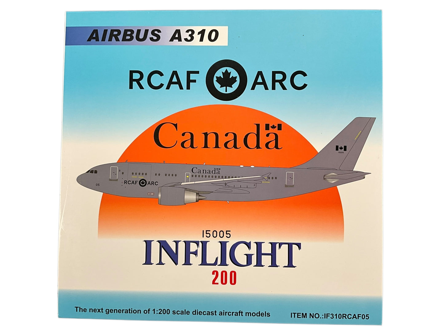 1/1200 Inflight200 (IF310RCAF05) Airbus A310-304MRTT (CC150) Polaris (15005) Lo-Vis Grey Camo (CFB Trenton, Ont) 437 "Husky" Sqdn  R.C.A.F. (Limited Edition) 2020 Release