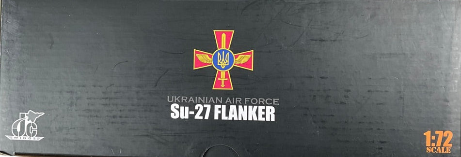 1/72 JC Wings (JCW-72-SU27-003) Sukhoi SU27 Flanker (Blue 58) "Sky Blue Digital Pattern Camo" Myrhorod Air Base, Poltava Oblast, 831st Tactical Aviation Brigade, Ukraine Air Force (Limited Edition #467 of Only 600)