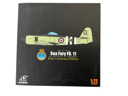 1/72 JC Wings (JCW-72-SFURY-001) Hawker Sea Fury FB.11 (114 / WJ232) flown by Korean War Mig15 Killer Peter "Hoagy" Carmichael, 802 Naval Air Sqdn, Royal Nay (Limited Edition of Only 600)