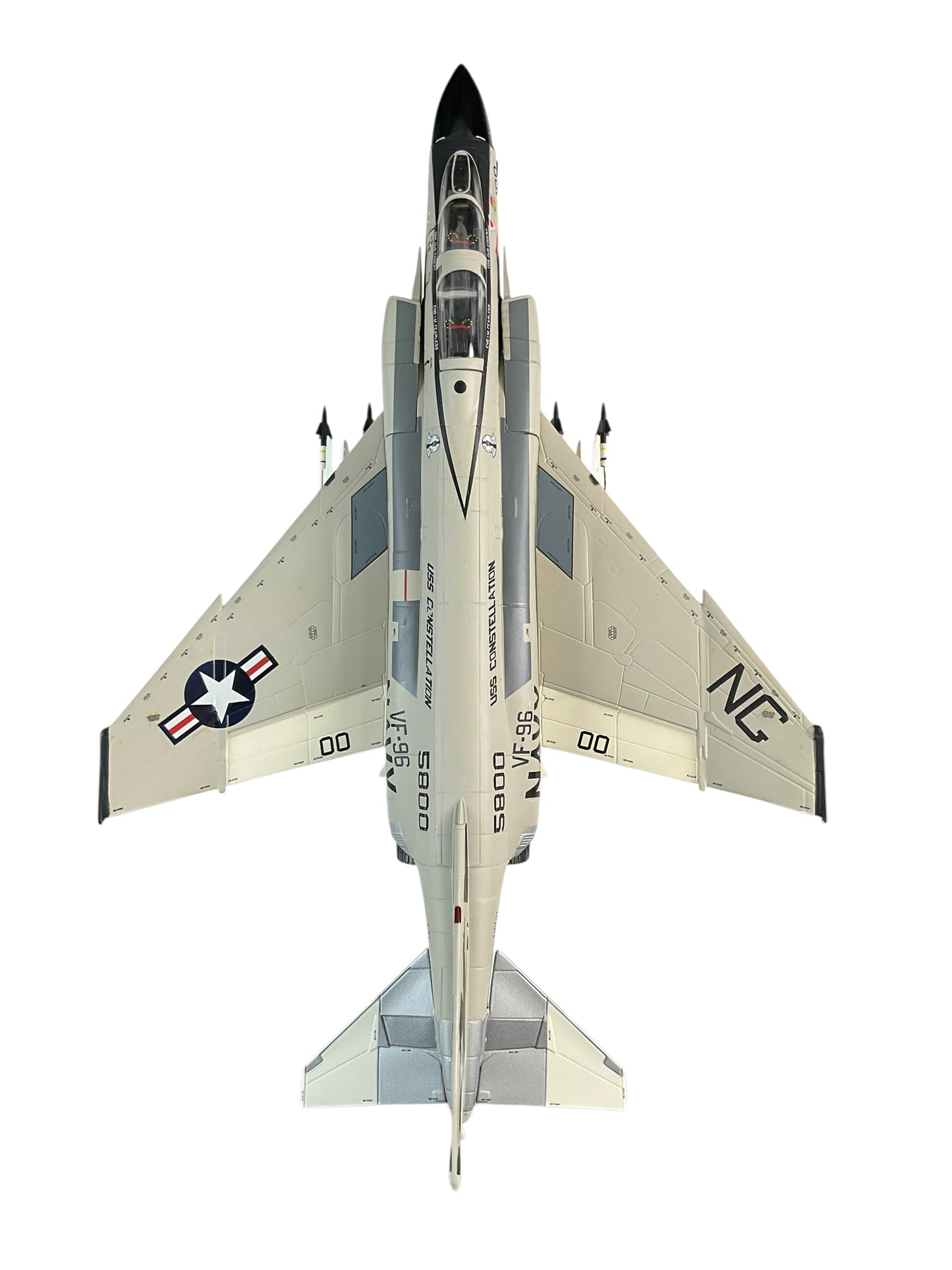 1/48 Armour/Franklin Mint (B11B553/98233) McDonnell Douglas F4J  Phantom II (155800 / 100) "Showtime100" flown by Lt.Cunningham & Lt.Driscoll "U.S.S.Constellation" VF96 "Fighting Falcons" U.S.Navy, 1972 Vietnam War(Limited Edition)