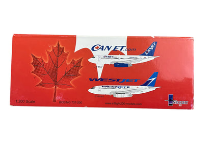 1/200 Inflight200 (IFCAN732003) Boeing B737-200 (C-FBKV) 1st CJT Livery CanJet (Limited Edition) of Only 132