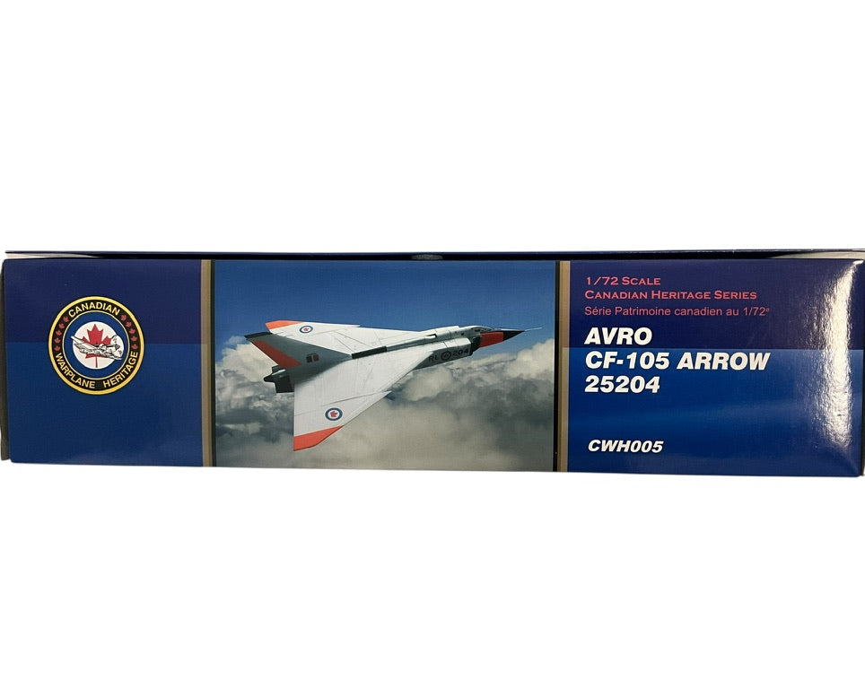 1/72 (HobbyMaster) Canadian Warplane Heritage Museum (CWH005) Avro (Canada) CF105 Arrow (25204) RL204 (Limited Edition of ONLY 1000)