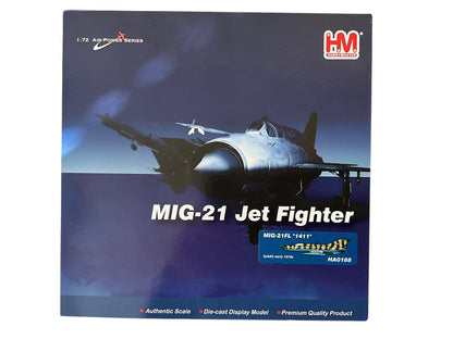 1/72 HobbyMaster (HA0188) Mikoyan MiG21FL Fishbed-D (Black 1411) Syria, Early 1970's Syrian Arab Air Force (Limited Edition)