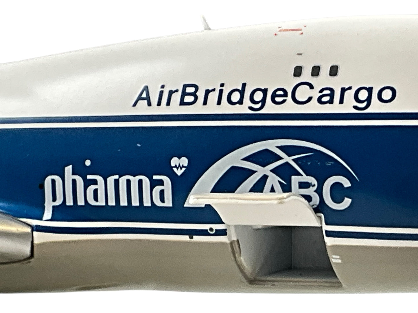 1/200 Gemini200 (G2ABW934) Boeing B747-400F (VP-BIM) "ABC pharma" (Interactive Series) AirBridge Cargo (limited Edition) 2021 Release