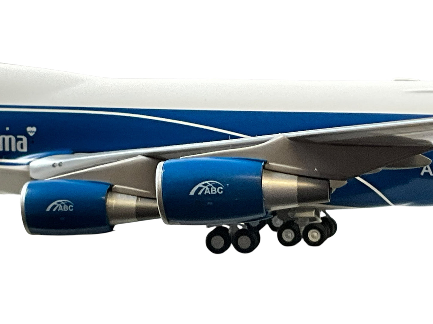 1/200 Gemini200 (G2ABW934) Boeing B747-400F (VP-BIM) "ABC pharma" (Interactive Series) AirBridge Cargo (limited Edition) 2021 Release