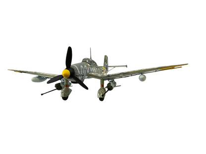 1/48 Franklin Mint/Armour (B11E183) Junkerts JU87D Stuka (S2-LT) Grey with White Waves Winter Camo IX/STG77 WWII Deutsche Reich Luftwaffe (Limited Edition)