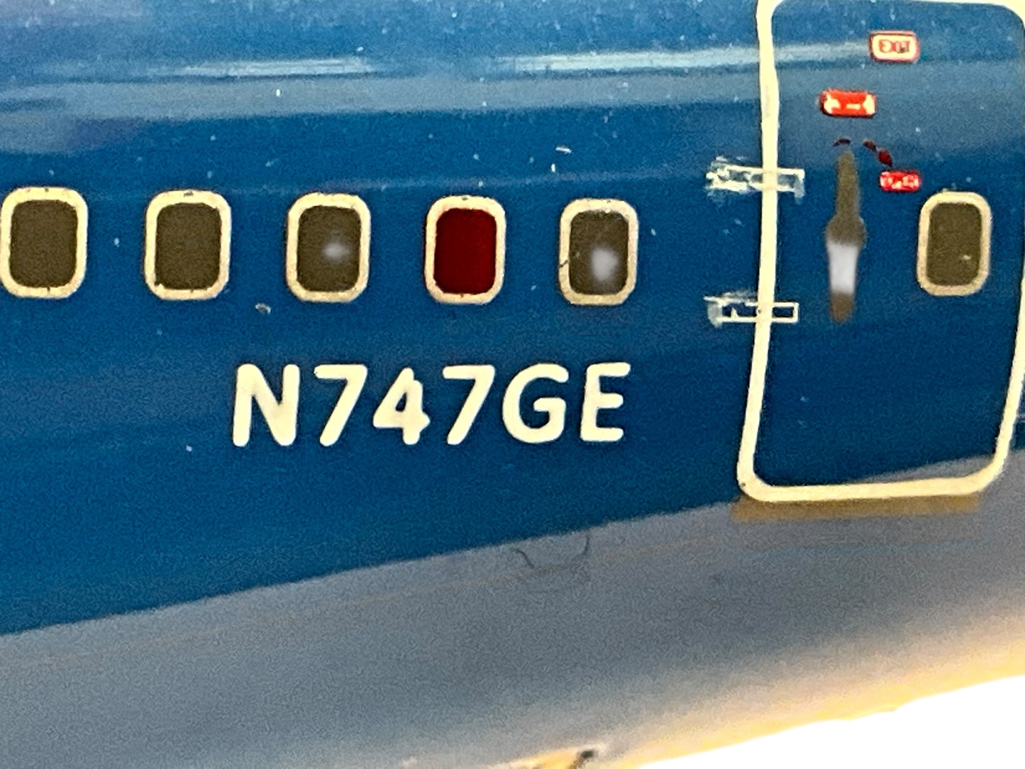1/200 Inflight200 (IF742GE01) Boeing B742-121 (N747GE) "GE Propulsion Test Platform" General Electric (Limited Edition)