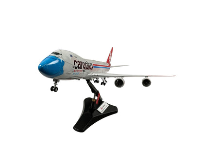 1/200 JC Wings (XX20079C) Boeing B747-8F (LX-VCF) "Not Without My Mask" (Interactive Series) Cargolux (Limited Edition) 2021 Release