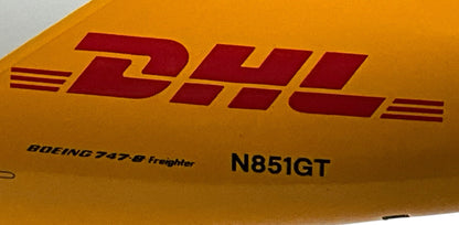 1/200 JC Wings (XX2712) Boeing B747-8F (N851GT) "DHL" Polar Air Cargo (Limited Edition) 2021 Release