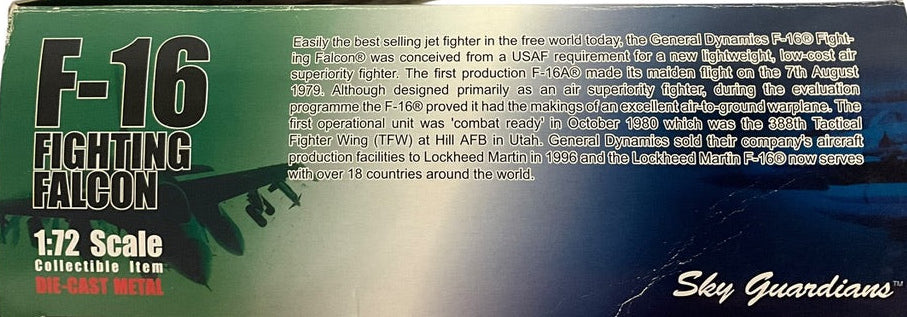 1/72 Sky Guardians (WTW-72-010-013) Lockheed Martin F16A Fighting Falcon "Thunderbirds" U.S.A.F. (Limited Edition)