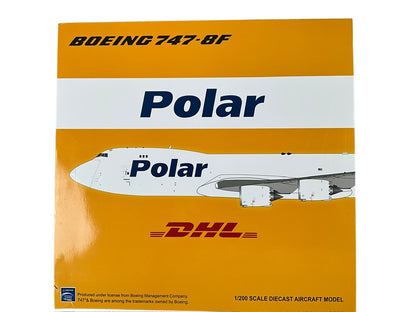 1/200 JC Wings (XX2712) Boeing B747-8F (N851GT) "DHL" Polar Air Cargo (Limited Edition) 2021 Release
