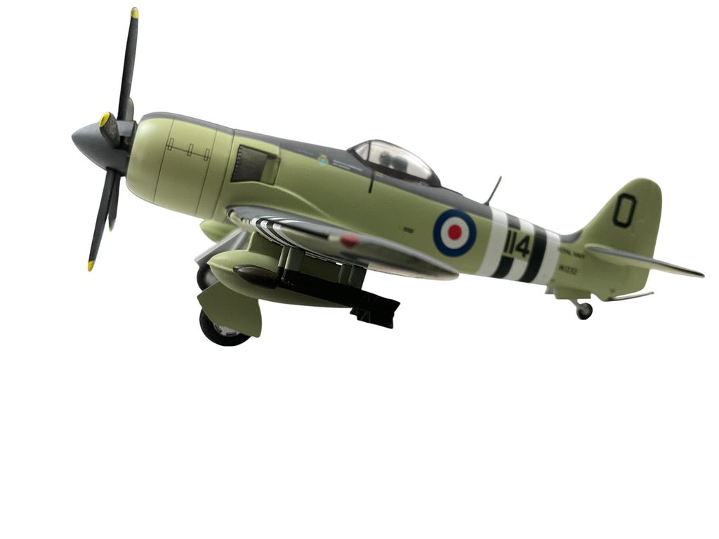 1/72 JC Wings (JCW-72-SFURY-001) Hawker Sea Fury FB.11 (114 / WJ232) flown by Korean War Mig15 Killer Peter "Hoagy" Carmichael, 802 Naval Air Sqdn, Royal Nay (Limited Edition of Only 600)