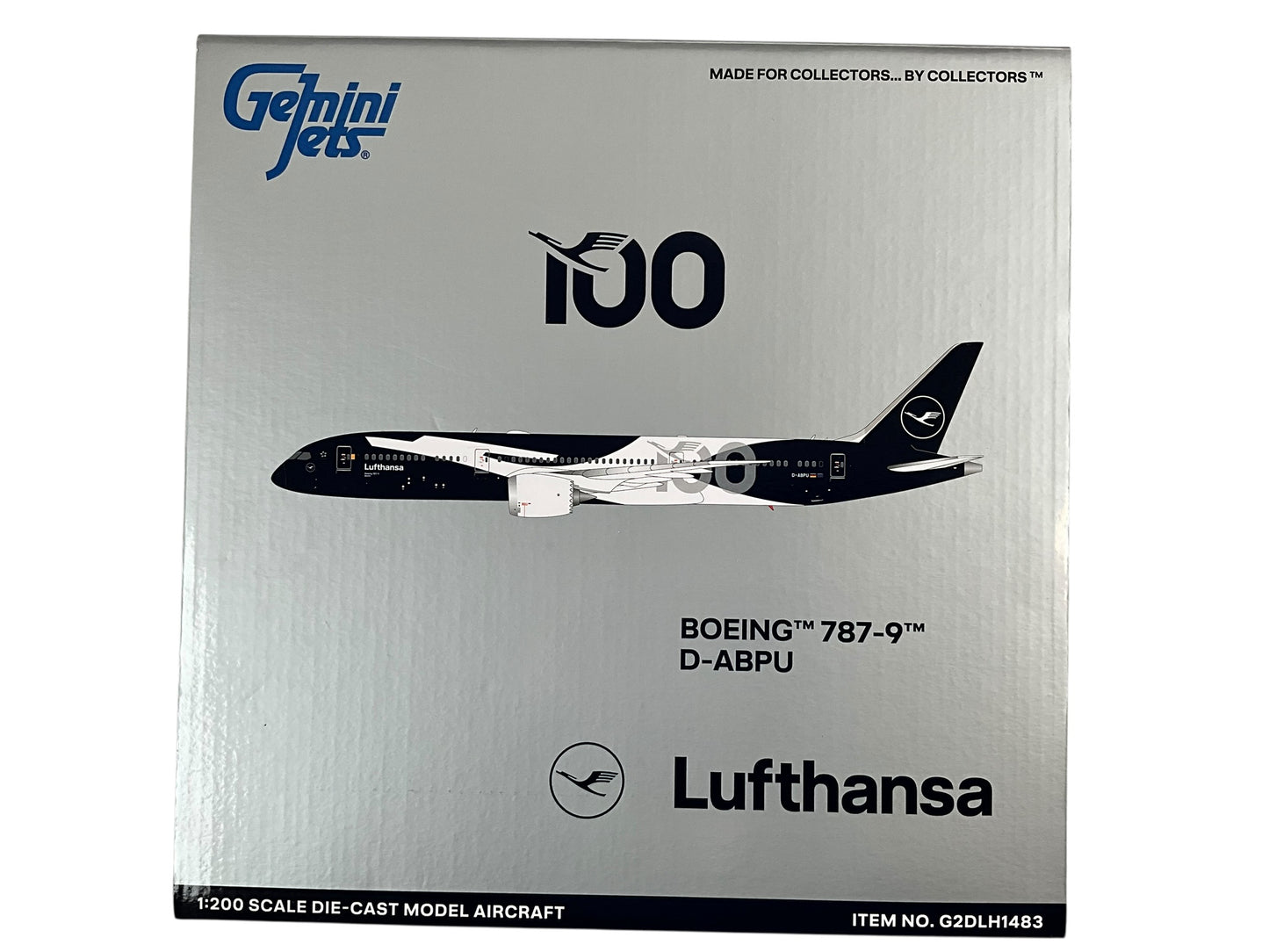 1/200 Gemini200 (G2DLH1483) Boeing B787-9 Dreamliner (D-ABPU) Berlin "100 Year Lufthansa Anniversary Livery" 2026 Lufthansa (Limited Edition) 2026 Release