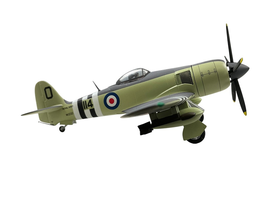 1/72 JC Wings (JCW-72-SFURY-001) Hawker Sea Fury FB.11 (114 / WJ232) flown by Korean War Mig15 Killer Peter "Hoagy" Carmichael, 802 Naval Air Sqdn, Royal Nay (Limited Edition of Only 600)