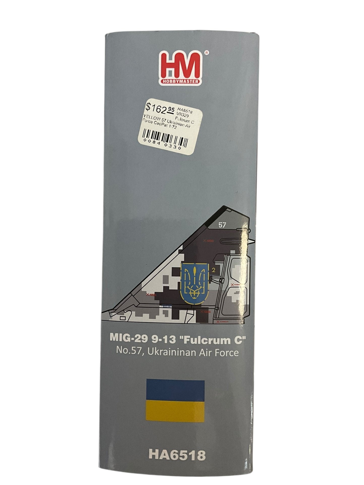 1/72 Hobbymaster (HA6518) Mikoyan MiG29 (9-13) Fulcrum-C (No.57) Winter Digital Camoflage Ukraine Air Force (Limited Edition)